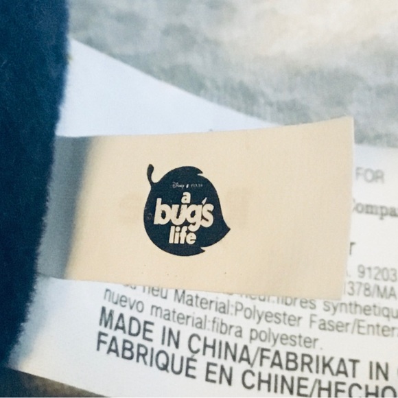 DISNEY "A BUG'S LIFE ROSIE" BLUE PLUSH MINI BEAN BAG PLUSH TOYS. - Picture 7 of 8
